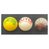 Very Old OLIVER TRACTORS Advertisement Marbles