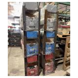 SDLANCH 10,000 Pound Two-Post Lift Car Hoist (IRTPL) - red