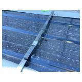 FUTURE 100 Sheets of Dark Gray Galvalume Steel Siding, 12 Foot Sheets (FTL100)