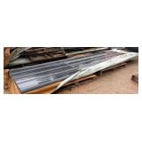 FUTURE 50 Sheets of Dark Gray Galvalume Steel Siding, 12 Foot Sheets (FTL50)