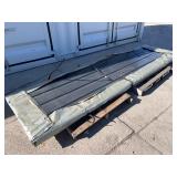 FUTURE 100 Sheets of Dark Gray Galvalume Steel Siding, 12 Foot Sheets (FTL100)