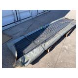 FUTURE 50 Sheets of Dark Gray Galvalume Steel Siding, 12 Foot Sheets (FTL50)