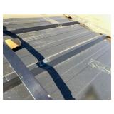 FUTURE 50 Sheets of Dark Gray Galvalume Steel Siding, 12 Foot Sheets (FTL50)