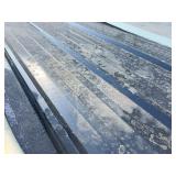 FUTURE 50 Sheets of Dark Gray Galvalume Steel Siding, 12 Foot Sheets (FTL50)