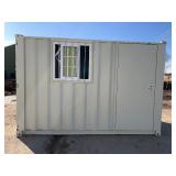 11 Foot Container Cabin w/ Side Door & Window
