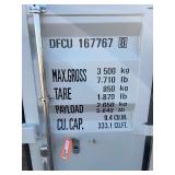 SDLANCH 10 Foot Container Cabin w/ Side Door & Window (IRGC40)