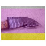 (FS) 8" Damascus Blade Knife with L...