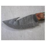 (FS) 8" Damascus Blade Knife with L...