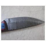 (FS) 8" Damascus Blade Knife with L...