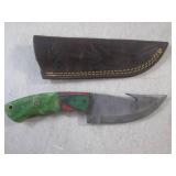 (FS) 8" Damascus Blade Knife with L...