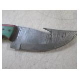 (FS) 8" Damascus Blade Knife with L...
