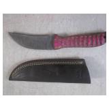 (FS) 8" Damascus Blade Knife with L...