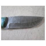 (FS) 8" Damascus Blade Knife with L...