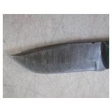 (FS) 8" Damascus Blade Knife with L...