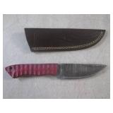 (FS) 8.5" Damascus Blade Knife with...