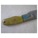 (FS) 8" Damascus Blade Knife with L...