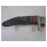 (FS) 6" Damascus Blade Knife with L...
