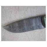 (FS) 8.25" Damascus Blade Knife wit...