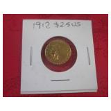 (CNTR) 1912 Indian Head $2.50 Gold ...