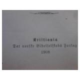 (BSB) Antique 1908 Norwegian/Danish...