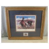 (A-4) Framed Signed Jim Killen "Sta...