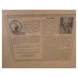 (A-4) Framed Signed Jim Killen "Sta...