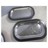 (CSB) 4 Thermo Steak Platters 2 Eac...
