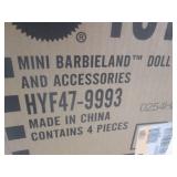 (A-3) 4 Mini Barbie Land Doll & Acc...