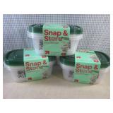 (CS) 3 - 3-Count 66oz Snap & Store ...