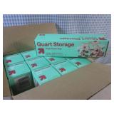 (CSB) 12 Boxes of Quart Size Zipper...