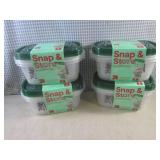 (A-2) 4 - 3-Count 66oz Snap & Store...