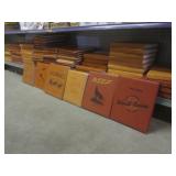 (B-1) 12 Assorted Leather Bound Boo...