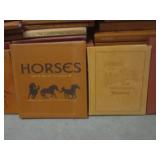 (B-1) 12 Assorted Leather Bound Boo...