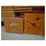 (B-1) 12 Assorted Leather Bound Boo...