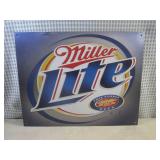 (EC1) Miller Light Beer Tin Sign 16...