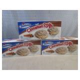 (C-2) 3 Boxes of Hostess Iced Cinna...