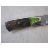 (FS) 8.25" Damascus Blade Knife wit...