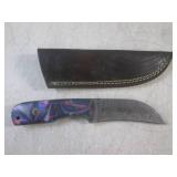 (FS) 7.75" Damascus Blade Knife wit...