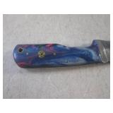 (FS) 7.75" Damascus Blade Knife wit...