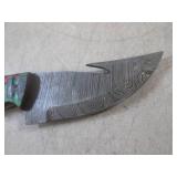 (FS) 8" Damascus Blade Knife with L...