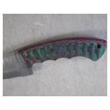 (FS) 8" Damascus Blade Knife with L...