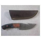 (FS) 8" Damascus Blade Knife with L...