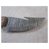 (FS) 8" Damascus Blade Knife with L...