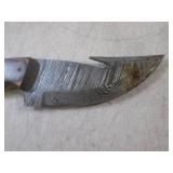 (FS) 8" Damascus Blade Knife with L...