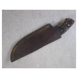 (FS) 8" Damascus Blade Knife with L...