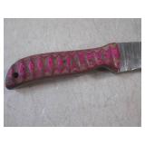 (FS) 8" Damascus Blade Knife with L...
