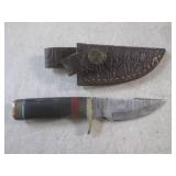 (FS) 5.75" Damascus Blade Knife wit...