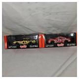(2) 1/43rd Scale Nascar Quartzo Collectible