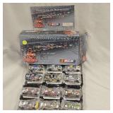 Nascar 1989-1999 12 Silver Chrome Commemortive Car Set