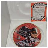 2 Dale Earnhardt Commemortive Plates